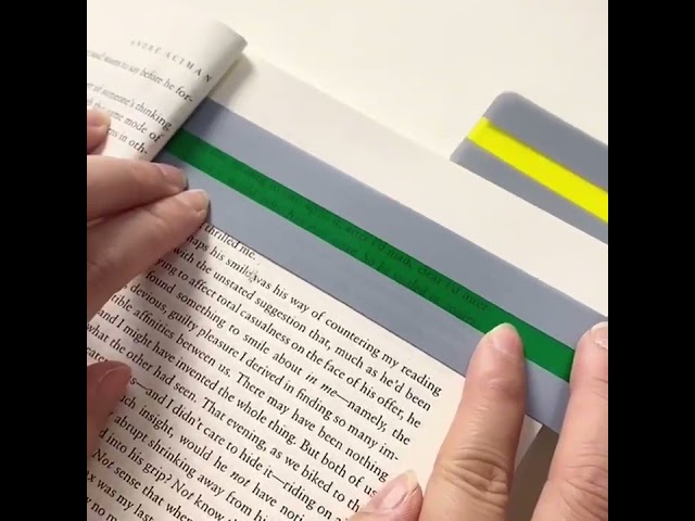 ADHD ReadEase Focus Tool Guided Finger Highlighter Strips Reading Set