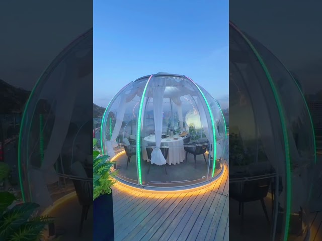 Transform your outdoor experience with stunning Polycarbonate Dome Tents! #glamping #travel #camping