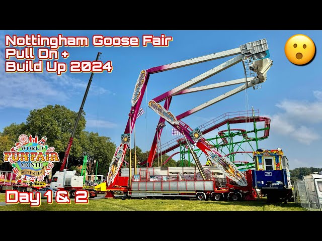Nottingham Goose Fair Pull On & Build Up September 2024 (Day 1 & 2)