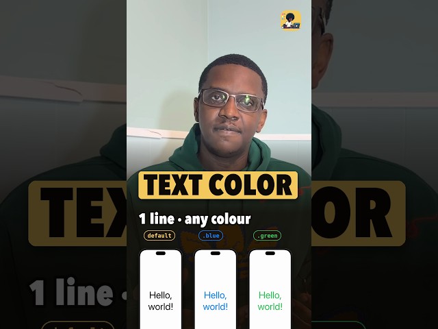Change Text Color in SwiftUI - foregroundStyle Modifier