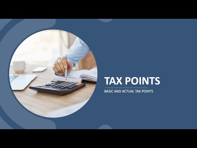 AAT Level 3 - Tax points - Basic and Actual Tax points