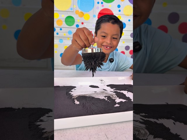 Magnet Vs. Magnetic Powder 🧲         #shorts #shortvideo