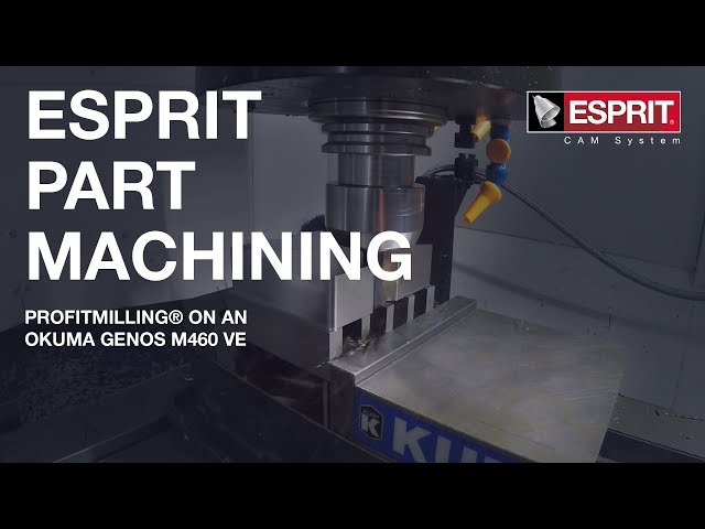 ESPRIT ProfitMilling® on an Okuma Genos M460 VE