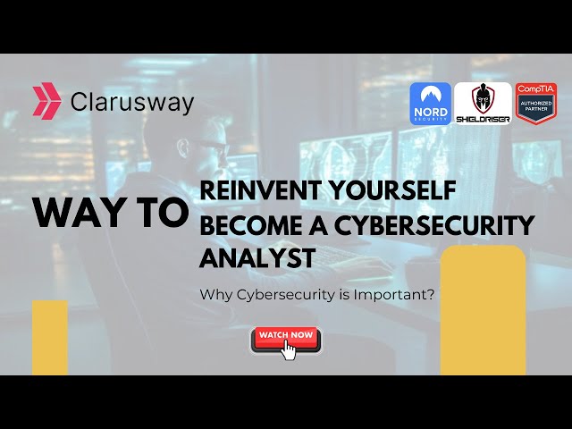 Become a Cybersecurity Analyst in 6 Months | Part 1 | Why Cybersecurity is Important? #clarusway