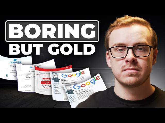 5 Boring CERTIFICATIONS But They're Career Gold