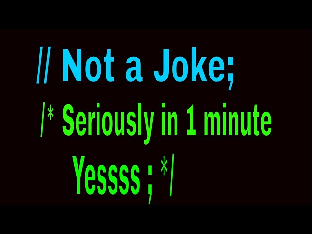 Learn Java comments in 1 minute | Java tutorial for beginners 2020
