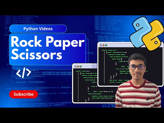 AI Learns Your Moves 🤯 | Python Rock Paper Scissors Game with Prediction
