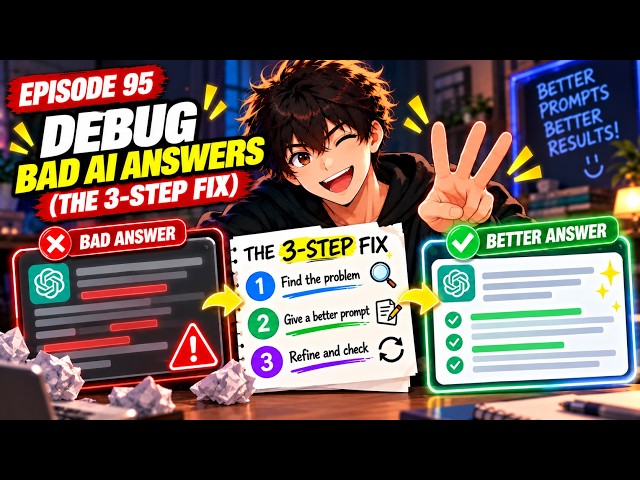 How to Fix Bad AI Answers with ChatGPT in 3 Steps
