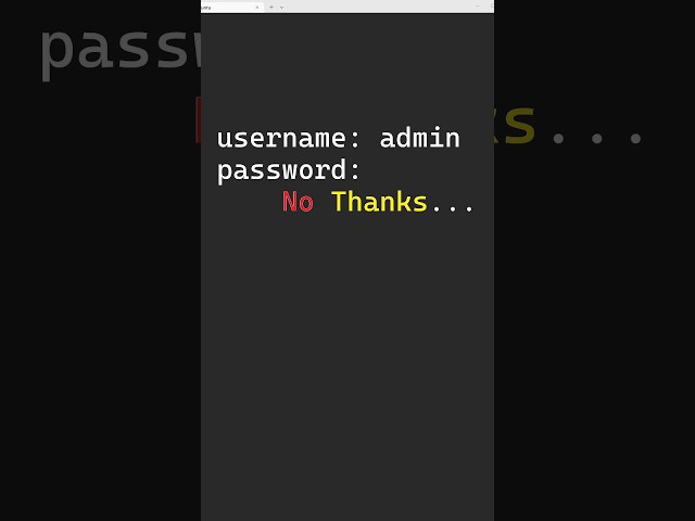 Stop using SSH passwords, use this instead.