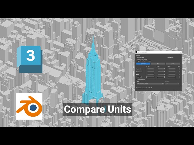 Measure and Edit Objects in Any Unit in 3ds Max | Compare Units