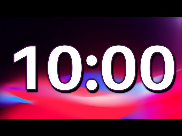 10 Minute ADHD Focus Timer – Calm Ambient Study Countdown for Deep Focus | ADHD Countdown