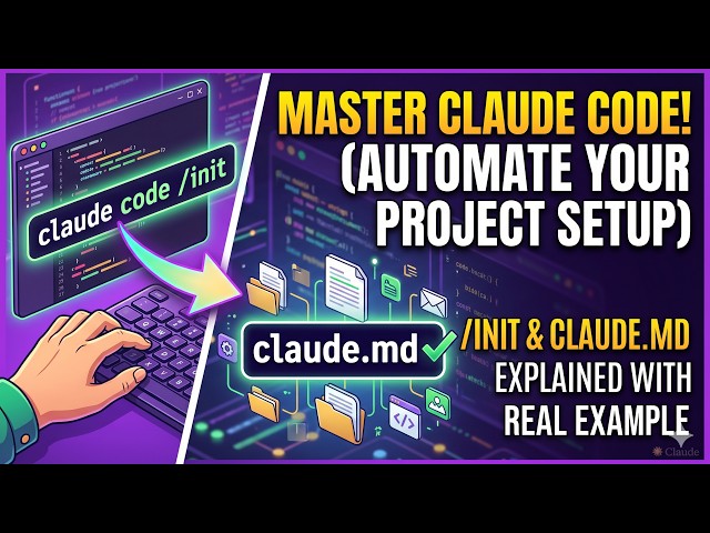 Claude Code Tutorial 1: Organized Projects in Claude Code: Understanding /init and Claude.md
