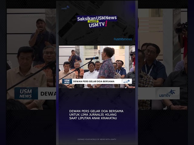 Dewan Pers Gelar Doa Bersama #usmnews #usmtv #JurnalisHilang #doabersama #dewanpers