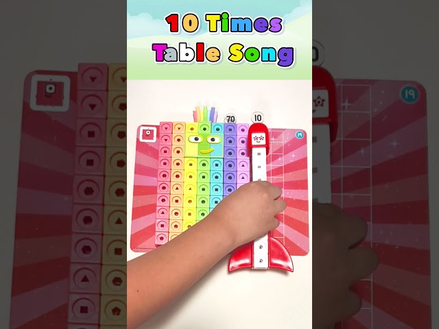 Ten Times Table Song|Numberblocks|Animation