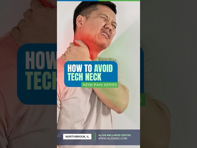 How to Avoid Tech Neck #TechNeck #NorthbrookChiropractor #PostureTips #shorts