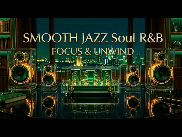 Smooth Jazz & Soul R&B 24/7 – Midnight Jazz Lounge | Relaxing Instrumental Vibes