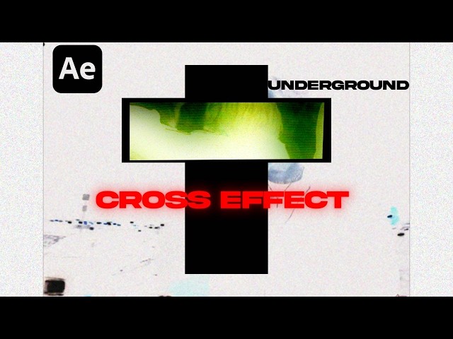 Crazy Underground Cross Effect Tutorial / After Effects