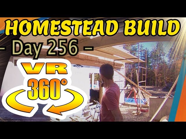 Homestead Building - Lessons Learned for Working With Scaffolding, Camera Dies Again