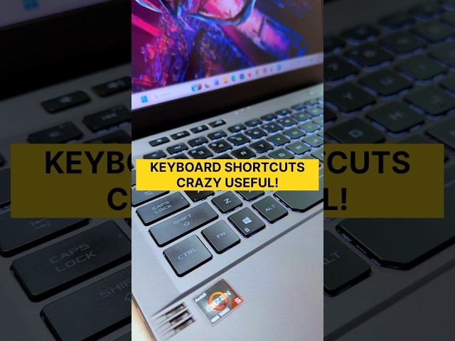 These 5 Keyboard Shortcuts Are CRAZY Useful! #keyboardshortcuts #window11 #pctips