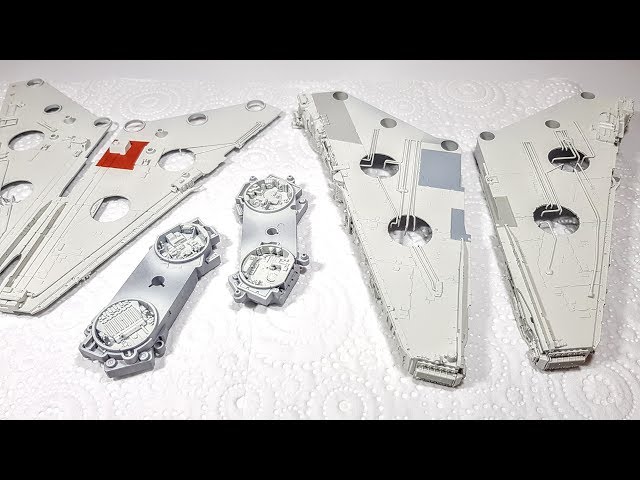 The mandibles - Building Bandai's Perfect Grade 1/72 Millennium Falcon Part 3