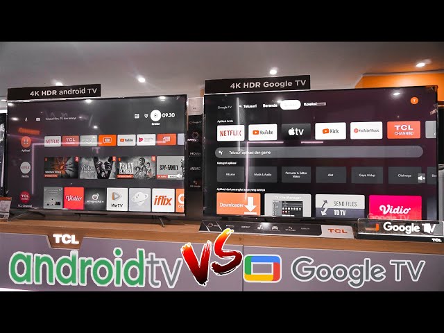 Android TV vs Google TV!!! Which is better? || Comparison of Android TV and Google TV || TCL P725...