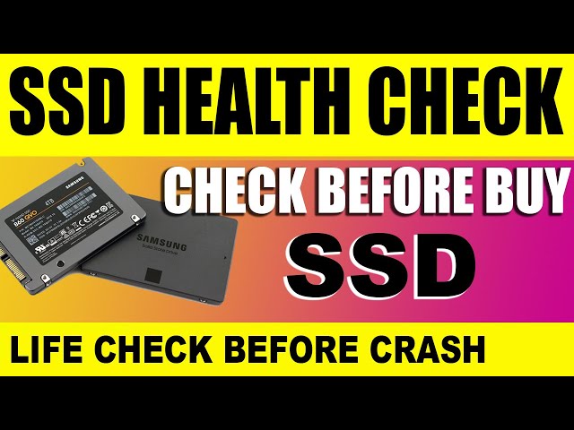 How to check Health of SSD Hard Drive Disk Health Life | Best Laptop SSD Buying Guide | Status 2023