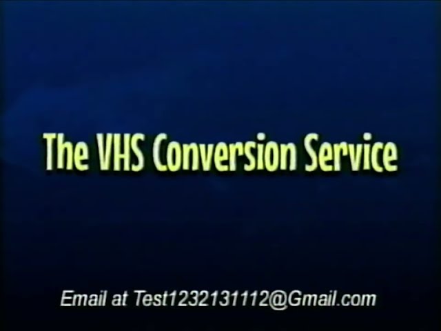 The VHS Conversion Service Redux!