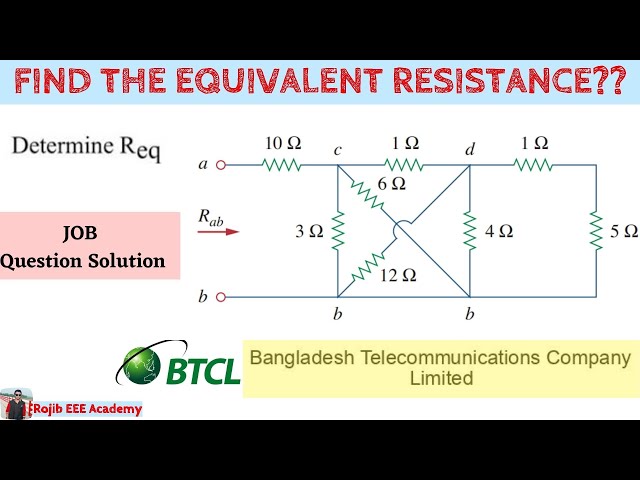 02-Equivalent Resistance of Circuit - Resistors In Series and Parallel Combinations