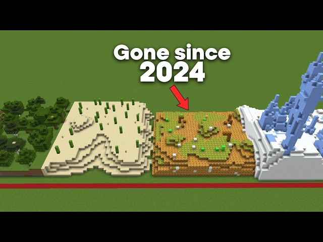 Every Biome Mojang Removed From Minecraft (And Why)