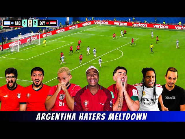 ARGENTINA HATERS MELTDOWN 😭 INSANE 3-2 COMEBACK! 🤯Argentina 3-2 Egypt