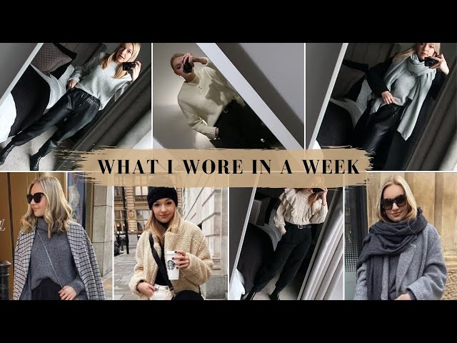 WHAT I WORE THIS WEEK | OUTFITS FOR 7 DAYS | Lydia Tomlinson