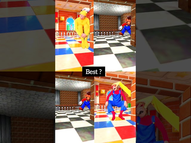 SCP Grab vs Mario #mario #humor #supermariobros