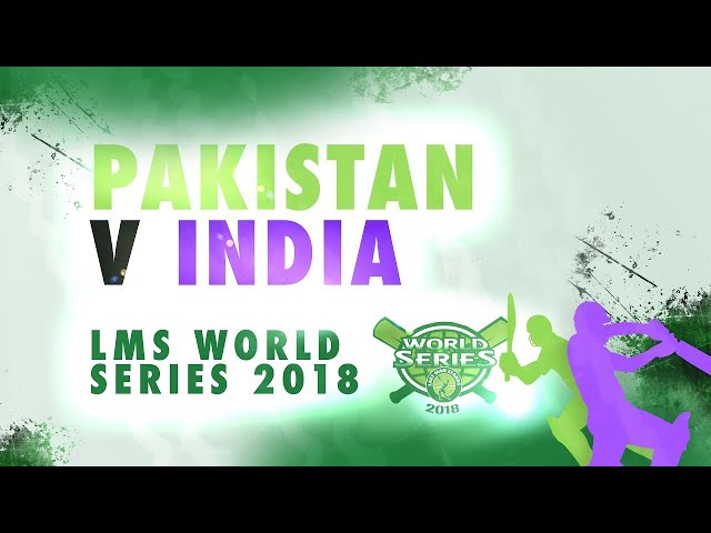 Pakistan v India   LMS Chester World Series 2018   Day 1 (Aug 5, 2018)