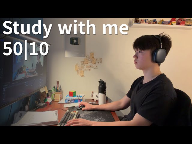 10 days until exams 💔 Y13 Lock In (50|10 study with me)