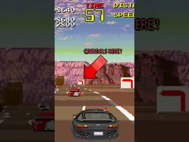 Chase HQ Arcade Syntwave - Pop Music | Chillwave | Retrowave| Vaporwave #shorts  #short #shortvideo