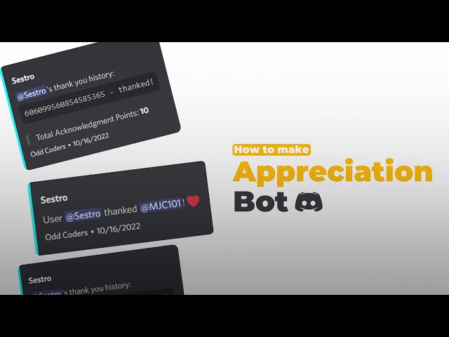 How To Make A Discord Appreciation Bot With Zero Programming knowledge