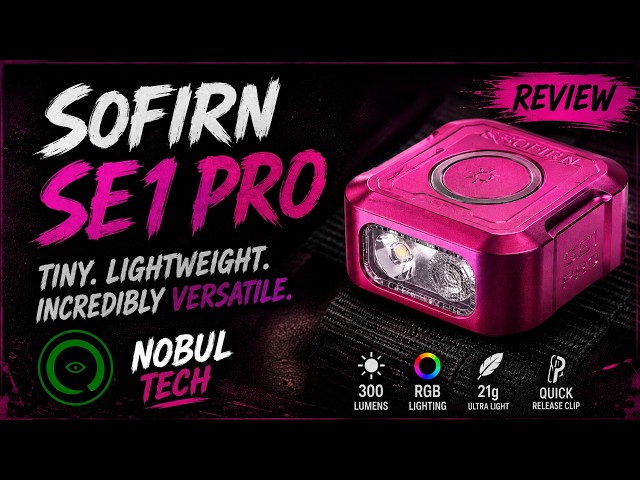 Sofirn SE1 Pro Review – 300 Lumens, RGB & Only 21g!