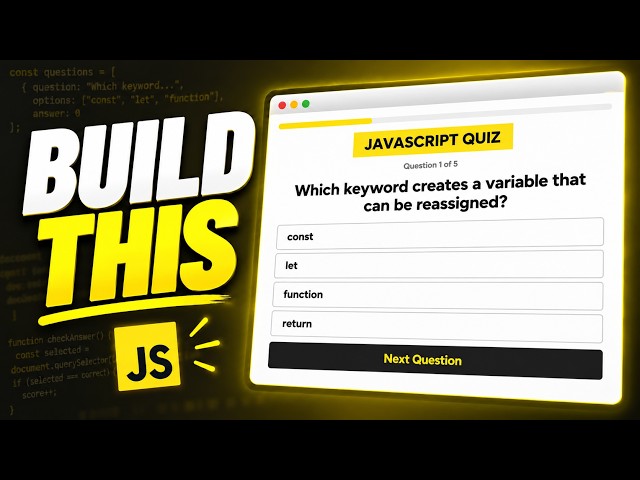 Learn JavaScript by Building a Quiz App