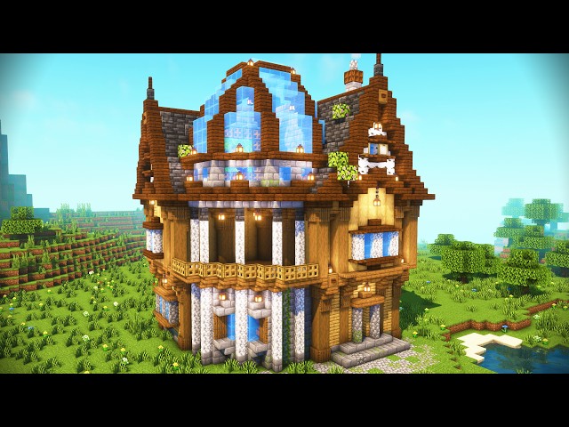 Ultimate Minecraft Medieval Mansion (With Glass Dome Observatory!)