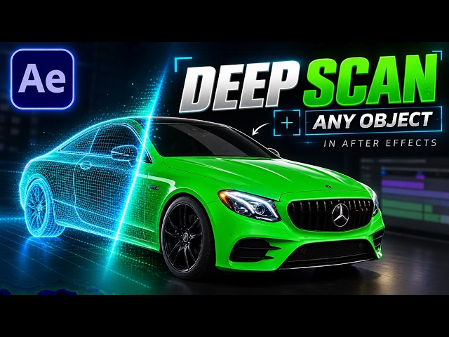 Deep Scan Any Object in After Effects 🔥 | Easy 3D Scan Effect