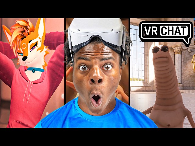 iShowSpeed Explores The FREAKIEST VR Chat Worlds..
