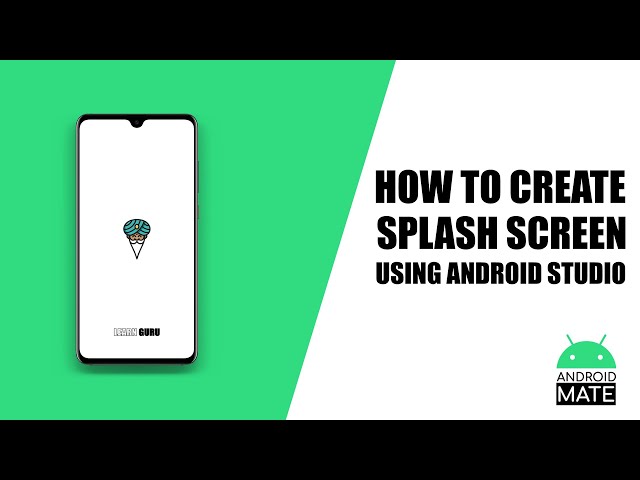 How to create Splash Screen in Android Studio | Java