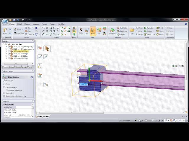 SpaceClaim Tutorials: Assemblies 3 - Cross section