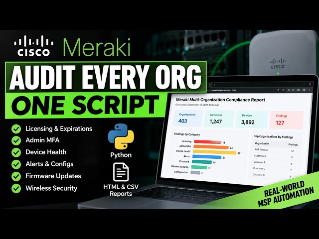 I Built a Meraki Compliance Report That Finds Problems Before Users Do