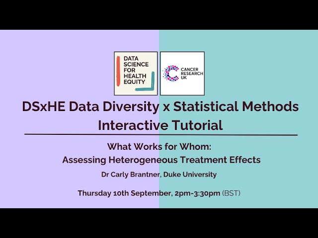 DSxHE Tutorial - What Works for Whom: Assessing Heterogeneous Treatment Effects