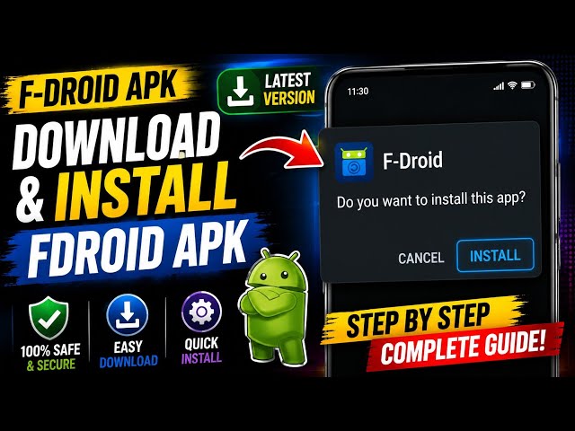 How to Download & Install F-Droid APK on Android | Latest F-Droid App Guide