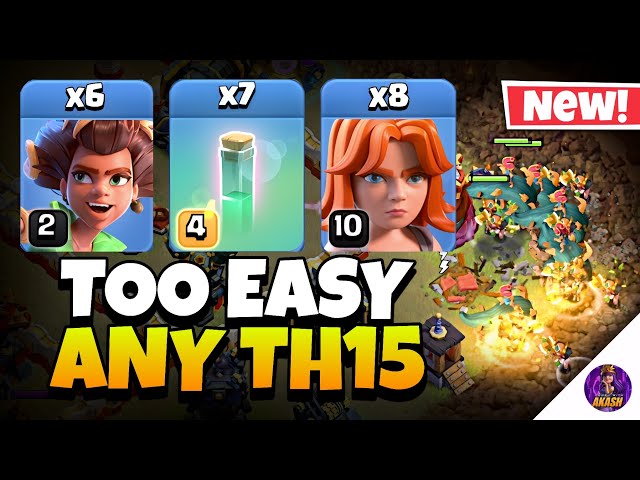 TH15 Root Rider Valkyrie is INSANE! | Best TH15 Attack Strategy (Clash of Clans)