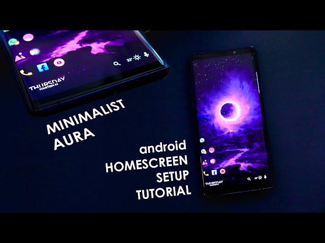 Android Homescreen Setup Tutorial Ep-01 | Minimalist Aura
