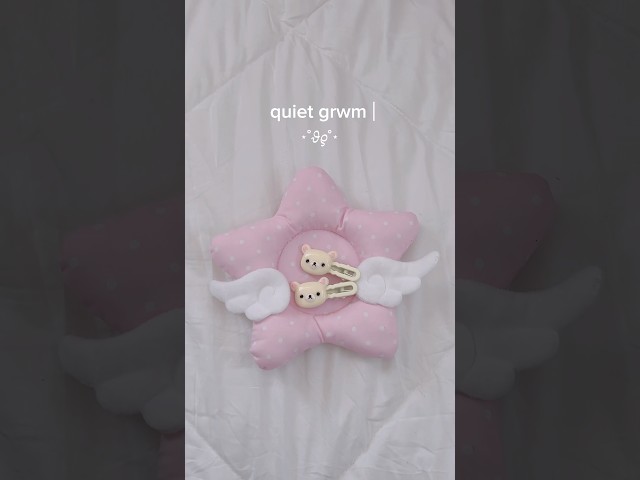 quiet grwm ⋆˚౨ৎ ⋆.˚ #quietlife #pinkmakeup #aesthetic #wonyoungism #flowerknows