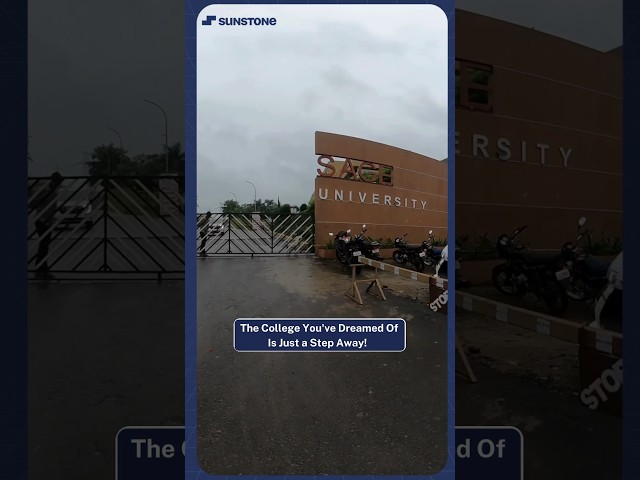 🤩SAGE University, Indore College Tour ⭐Best Campus In Indore #Shorts #Sunstone #SAGE #CollegeTour